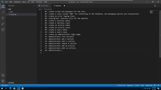 Learning PHP - 020 : Building a simple CMS - project plan смотреть онлайн