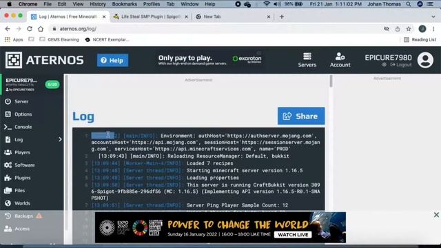 1.16 lifesteal plugin support available (part 2) aternos смотреть онлайн