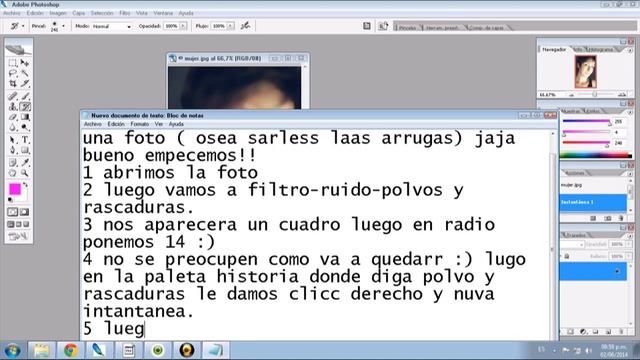 como rejuvenecer una foto con photoshop cs 2 смотреть онлайн
