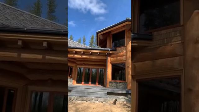 Дом Сибирского кедра по технологии Post And Beam