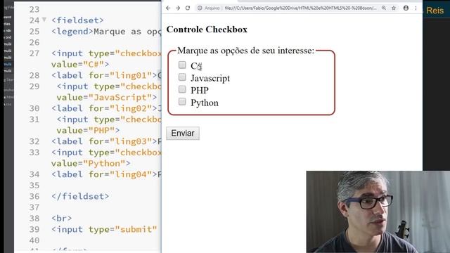Curso de HTML e CSS - Usando Checkbox em Formulários смотреть онлайн