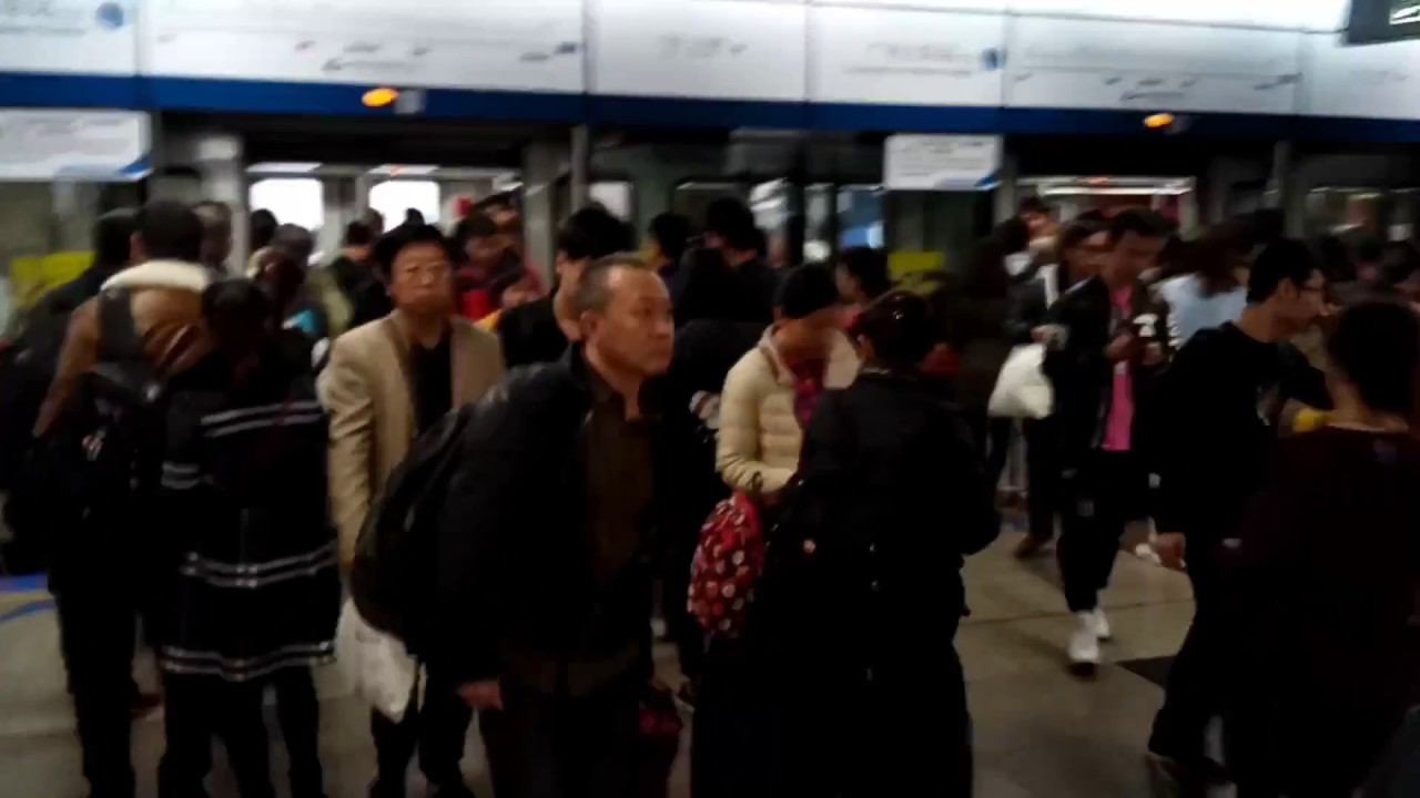 Metro In Guangzhou. Метро в Гуанчжоу. Поездка в Китай. Часть 2.