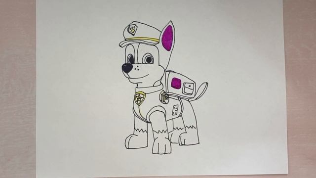 How to draw Chase from Paw Patrol смотреть онлайн