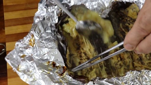 БАБАГАНУШ.Закуска из печёных баклажан. Babaganush. Eggplant Appetizer.
