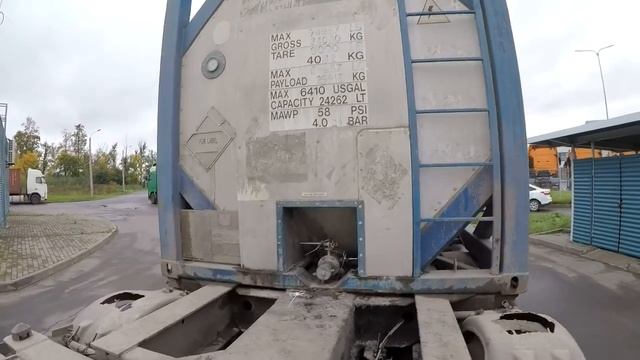 Осмотр танк-контейнера Т11, 24 000 л, 1997 г, б/у, пр-во Бельгия смотреть онлайн