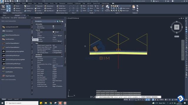 Tutorial Autocad Civil 3D part 11 - Cara Membuat Membuat Assembly (Template Corridor) di Civil 3D смотреть онлайн