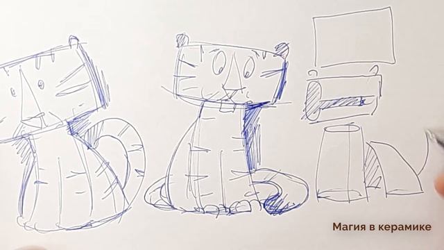 Таким способом вы еще не лепили? Лепка из природной глины. Тигр символ следующего года. смотреть онлайн