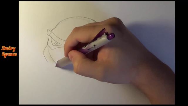 How to draw Donatello ninja turtles 2007 TMNT, Как нарисовать черепашек ниндзя смотреть онлайн