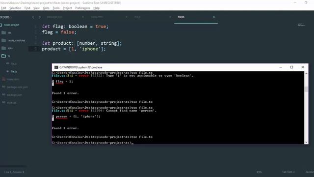 Урок 176. TypeScript. Типы данных смотреть онлайн