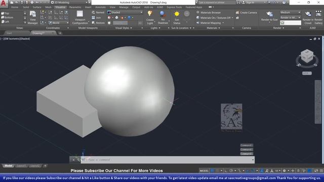 Autocad 3D Tutorial 71: How to use Visual Style in Autocad 3D? | Hindi смотреть онлайн