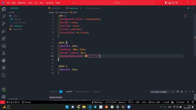 SASS - Extend (3-sabaq) смотреть онлайн