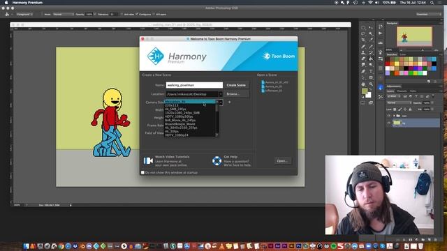 How To Animate Pixel Art in Toon Boom Harmony смотреть онлайн