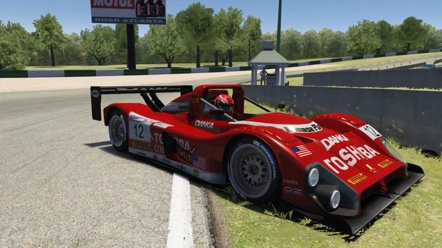 Ferrari 333 SP at Road Atlanta in Assetto Corsa смотреть онлайн