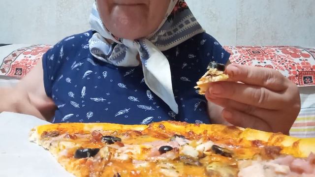 🍕 Пицца😋 Мукбанг смотреть онлайн