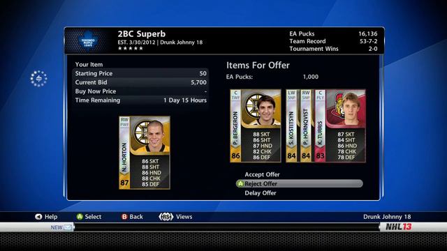 NHL 13: HUT Series - 2BCSuperb ep. 28 "Trade Day 1/3" смотреть онлайн