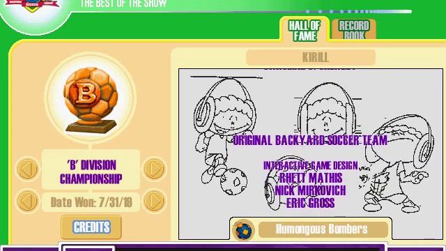 Backyard Soccer MLS Edition Credits смотреть онлайн