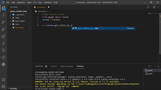 How To Get Corona Virus Data By Python Covid package смотреть онлайн