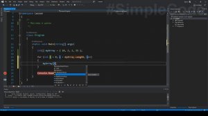 №33. C#. Вывод массива. Перебор массива