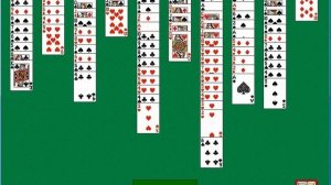 Пасьянс ПАУК  Обучвение  4 масти