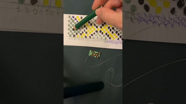 Схема плетения кольца из бисера змея. Схема в конце! смотреть онлайн