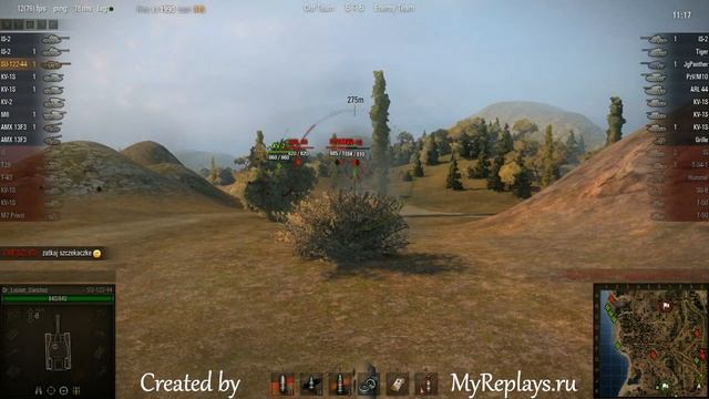 WOT: South Coast - SU-122-44 - 6 frags - смотреть онлайн