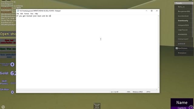 AoT:Insertplayground INFINITE MONEY & SKILL POINTS SCRIPT смотреть онлайн