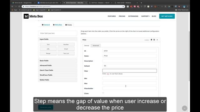 How to use Online Generator to create Custom Fields | Meta Box Tutorials смотреть онлайн