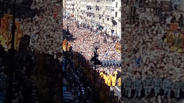 Крестный ход в Петербурге 12/09/13 смотреть онлайн