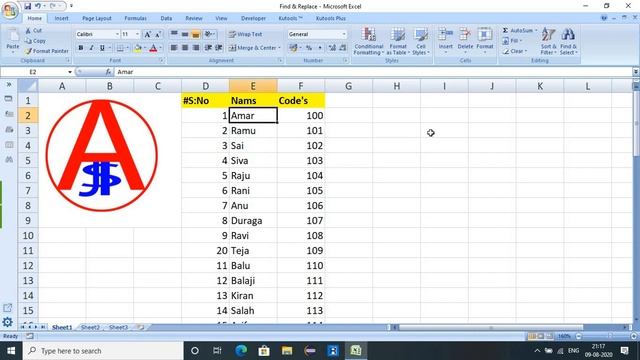 How to find and replace in excel || In Telugu || By Jast GIS смотреть онлайн