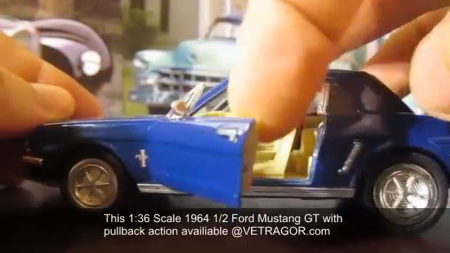 Kinsmart 1964 1:36 Ford Mustang Hard Top смотреть онлайн
