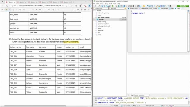 Question Set 05 | Database Management System | Java Institute | Gangul Gallage смотреть онлайн