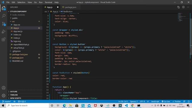 Crash Course - Styled Component in React JS смотреть онлайн