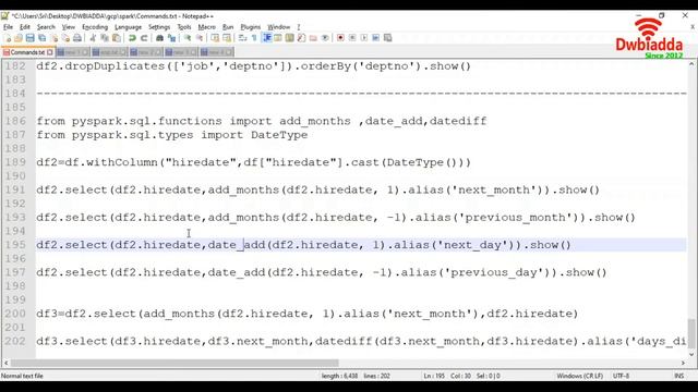 How to find diff between two dates using datediff | Pyspark tutorial смотреть онлайн