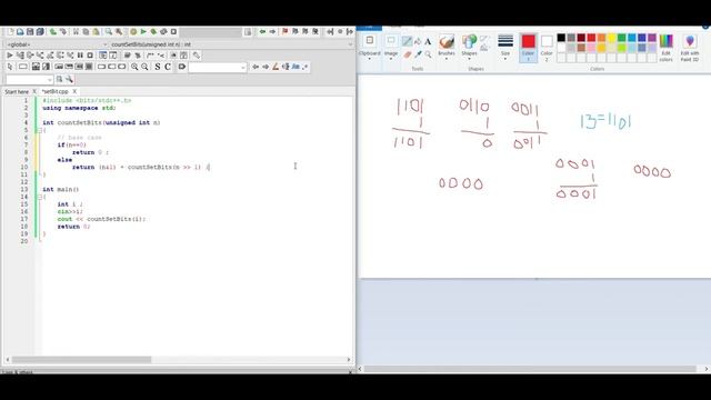 Count set bits in an integer || Bit Manipulation important logic || Intense Coding смотреть онлайн