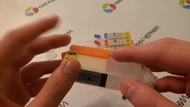 Перезаправляемые картриджи без чипов для Canon MG5540 смотреть онлайн