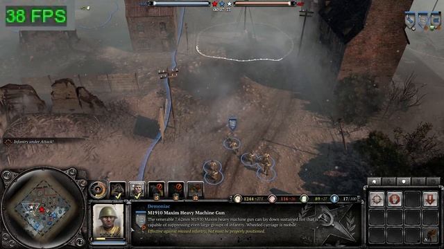 Company Of Heroes 2 Gameplay On Ubuntu Linux (Native) смотреть онлайн
