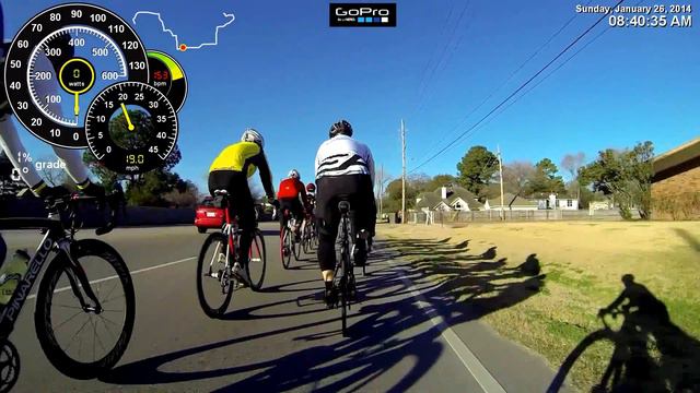 Cycling JR 1 - Sunday Starbucks Ride / January 26, 2014 / Start - Bucees смотреть онлайн