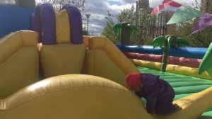 Екатеринбург 2018: мокрый батут Ботаника -молл/Ekaterinburg FIFA 2018 Botanika district