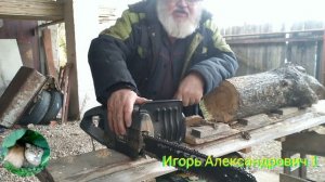 Рассказываю о том как у пил цепь смазывается и о тормозах в пилах