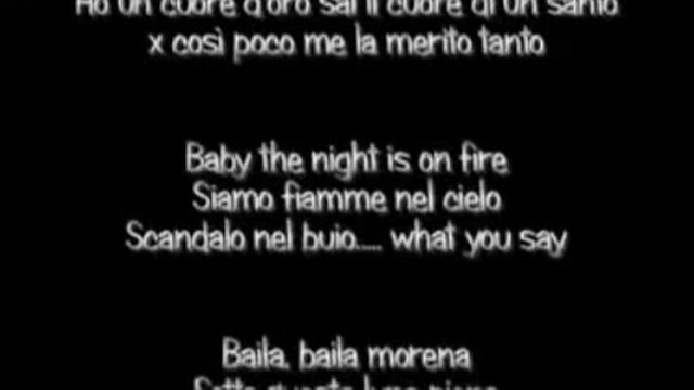 Zucchero - Baila Morena + Testo