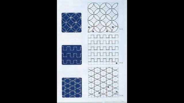 Японская вышивка Сашико. 42 красивейших узора. смотреть онлайн