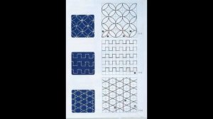 Японская вышивка Сашико. 42 красивейших узора.