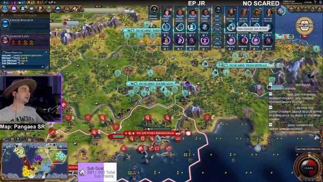 Civ6 | CivCIS Qualifiers | Escape Posel Vs No Scared