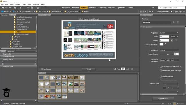 Convert JPEGs into single pdf using Adobe Bridge смотреть онлайн