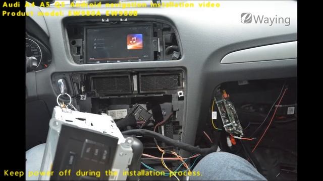 Audi A4 A5 Q5 :Android Navigation Installation Video смотреть онлайн