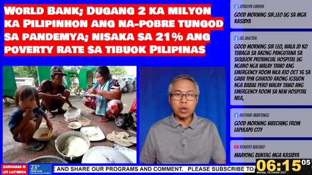 Baruganan ni Leo Lastimosa | October 18, 2021 смотреть онлайн