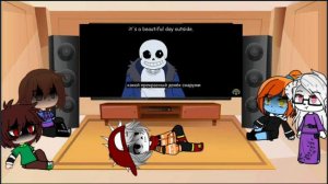 Реакция UnderTale на meme про Санса |часть 2| Gacha Club