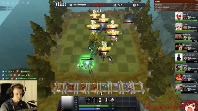 DOTA AUTO CHESS - QUEEN #5 GAMEPLAY / WITH LOW HP WON AGAINST BUTTERFLY смотреть онлайн