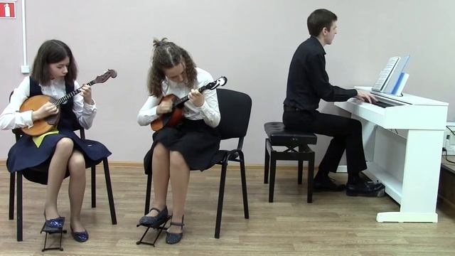 Дуэт домр. Чулпан Ахмадеева и Ангелина Харитонова. ДМХШ, Казань, 2021. смотреть онлайн