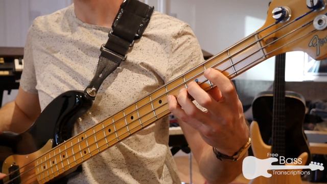 ABBA - Dancing Queen (Bass Play Along + Transcription) смотреть онлайн
